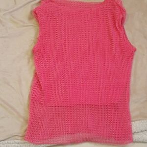 Sleeveless Pink Top